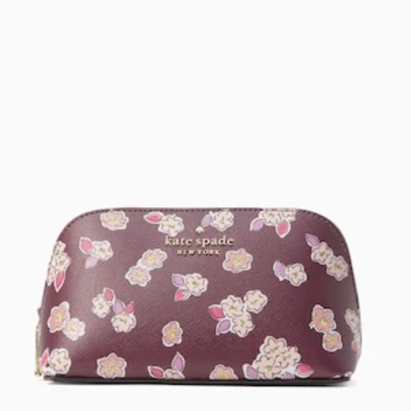 NWT Kate Spade Floral Cosmetic Case - Picture 8 of 8